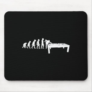 Funny Human Billiards Evolution 8 Ll Pool Cue Stic Mouse Mat