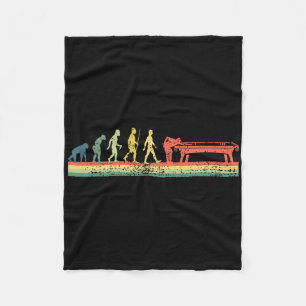 Funny Human Billiards Evolution 8 Ll Pool Player Fleece Blanket