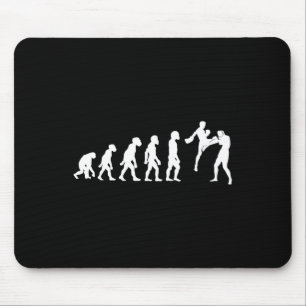 Funny Human Muay Thai Evolution Kickboxing Mma Box Mouse Mat