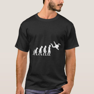 Funny Human Skydiving Evolution Freefall Skydiver T-Shirt