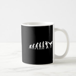 Funny Human Taekwondo Fighter Evolution Korean Coffee Mug