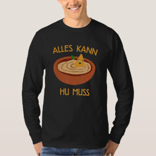Funny Hummus Falafel Vegan Vegetarian Joke Veggie T-Shirt