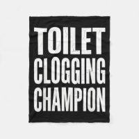 Funny Humor Bathroom Joke Toilet Clogging Chamon
