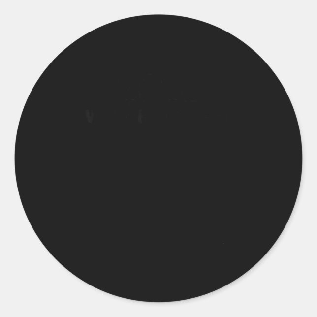 Funny Humor Motivation Quote - 2026 Will Be My Yea Classic Round Sticker (Front)