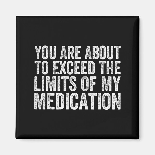 Funny Humor Sarcastic Signs That Make People Laugh Magnet (Front)