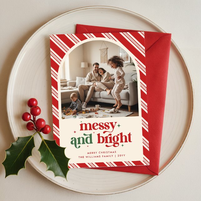 Funny Humorous Kid Children Family Photo Christmas Holiday Card (Creator Uploaded)