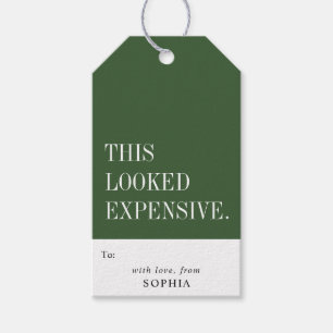 Funny Humorous This Looked Expensive Gift Tags
