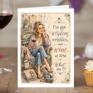 Funny Humour 50th Birthday Card for Her