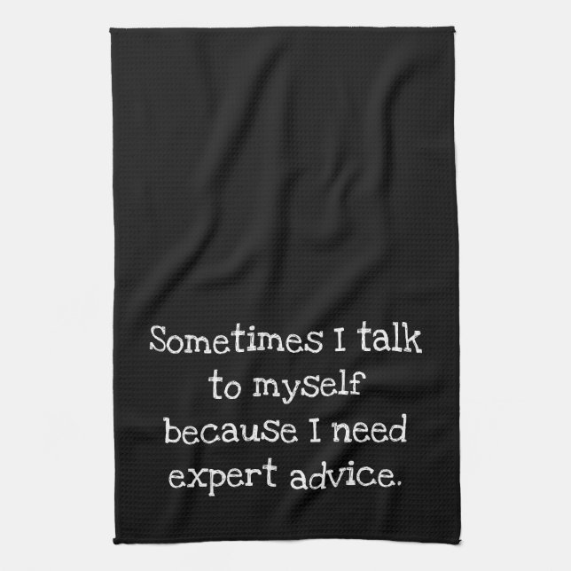 Funny Humour Expert Kitchen Towels Towel (Vertical)