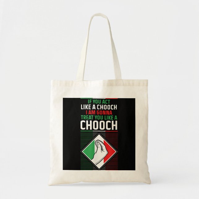 Funny Humour Italian Quote Slang Fun Italy Sayings Tote Bag (Front)