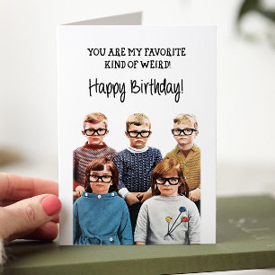 Funny Humour Kids Birthday Greeting Card