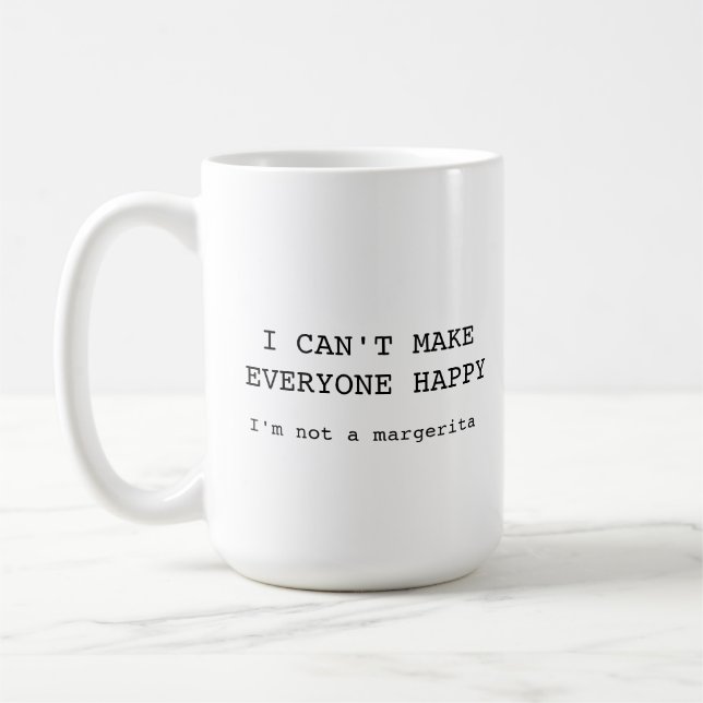 Funny Humour Margarita Coffee Mug (Left)
