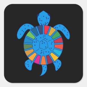 Funny Humour Meaningful Gifts Sustainable Goals Square Sticker