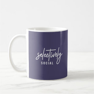 Funny Humour Quote Script Typography Coffee Mug