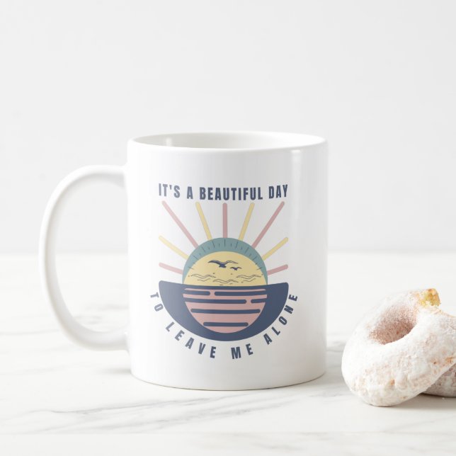 Funny Humour Tea  Coffee Mug (With Donut)