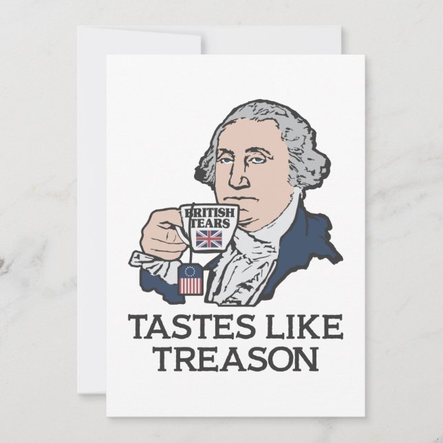 Funny Humourous 4th of July Holiday Invitation (Front)