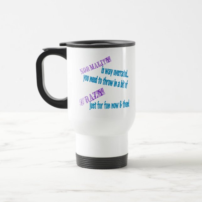 Funny Humourous Coffee Mug Cup Travel mug (Left)