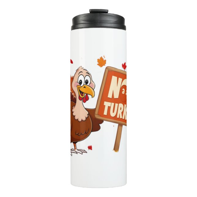 Funny Humourous Cute Thanksgiving Turkey Mug (Front)