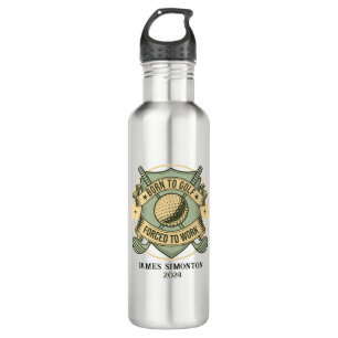 Funny Humourous Golf Quote Custom Vintage 710 Ml Water Bottle