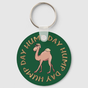 funny hump day camel key ring