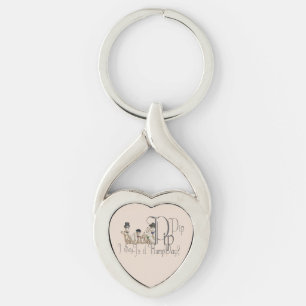 Funny Hump Day Camels  in Monocles Key Ring