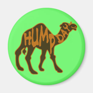Funny Hump Day with Camel Magnet