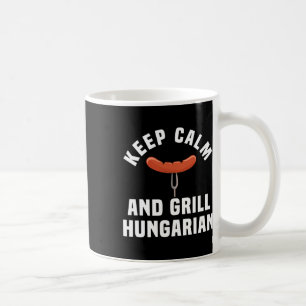 Funny Hungarian Sausage Bbq Party Humour Quote Hun Coffee Mug