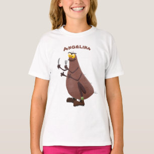 Funny hungry ugly flea cartoon T-Shirt