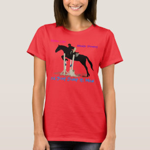 Funny Hunter/Jumper Equestrian Horse Kid's Shirt