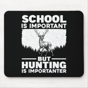 Funny Hunting Art For Boys Men Deer Hunter Wildlif Mouse Mat