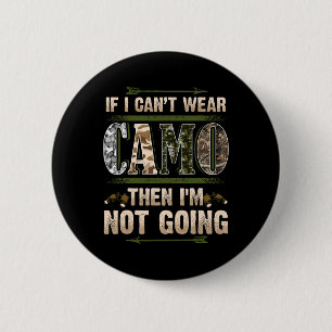 Funny Hunting Camo Hunters Buck Deer Country Redne 6 Cm Round Badge