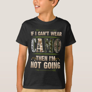 Funny Hunting Camo Hunters Buck Deer Country Redne T-Shirt