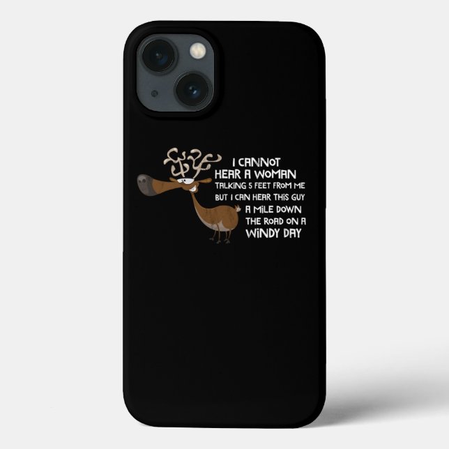 Funny Hunting For Hunters Who Have Selective Heari Case-Mate iPhone Case (Back)