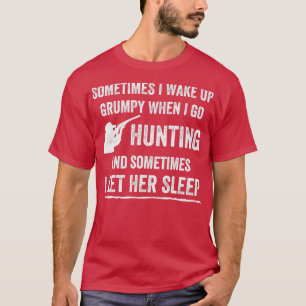 Funny Hunting Hunter Hunt Buck Deer Drinking Camo T-Shirt