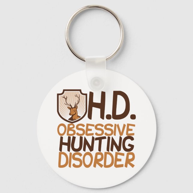 Funny Hunting Key Ring (Front)