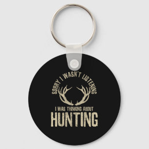 Funny Hunting Quote Saying Deer Venison Elk Hunter Key Ring