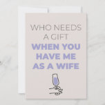 Funny husband birthday card<br><div class="desc">This is a funny husband birthday / anniversary card</div>