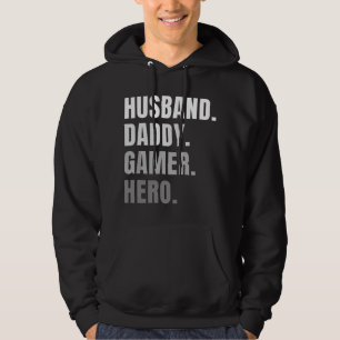 Funny Husband Dad Father Gamer Gaming Gift Hoodie