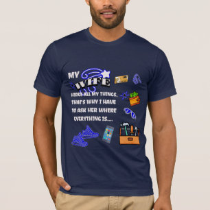 Funny Husband Handyman Birthday shirt from Wife