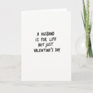 Funny Husband Love All Year Card