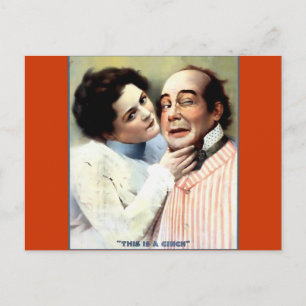 Funny Husband Wife Vintage Humour Postcard