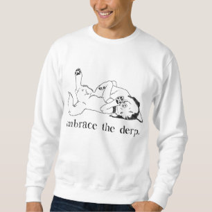 Funny Husky Derpy Dog Husky Mum Husky Lover Sweatshirt