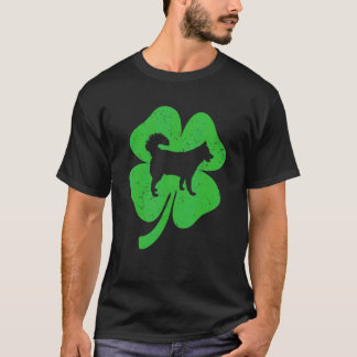 Funny Husky Dog Irish Green Shamrock C St Patricks T-Shirt
