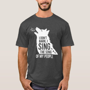 Funny Husky Singing Dog Quote gift T-Shirt