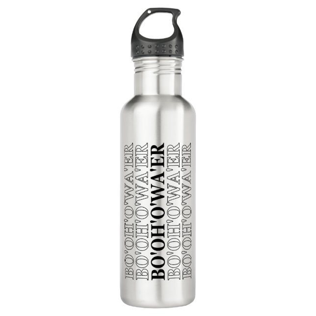 Funny Hydration Boohwowoer British Accent Gift  710 Ml Water Bottle (Front)