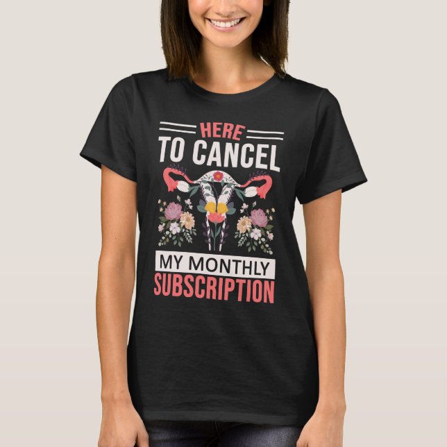Funny Hysterectomy Flowers Uterus Removal T-Shirt (Front)