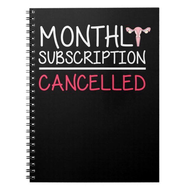 Funny Hysterectomy Support Uterus Removal Notebook (Front)