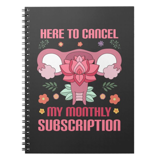 Funny Hysterectomy Surgery Recovery uterus removal Notebook (Front)