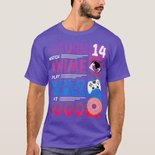 Funny I 14th Birthday I Anime Manga I Gaming I T-Shirt