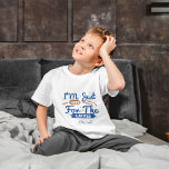 Funny I am Just Here For The Latkes Happy Hanukkah T-Shirt<br><div class="desc">Get ready for some serious latke love with our hilarious "I am Just Here For The Latkes" kids' t-shirt! This tee is the perfect attire for your little one's Hanukkah festivities. With the witty quote in blue and brown Hanukkah colours, it's a playful twist on the holiday spirit. Whether they're...</div>